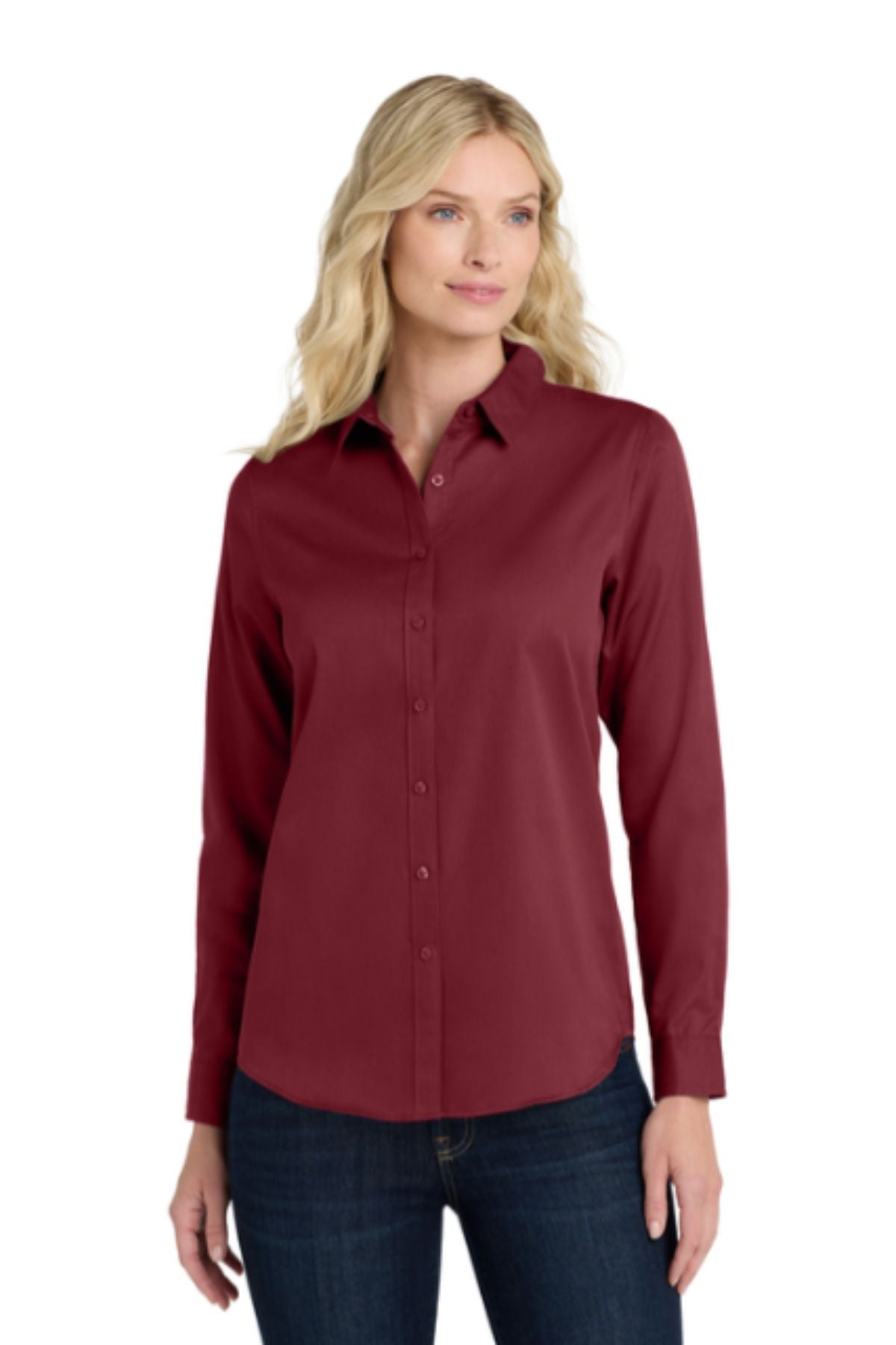 Port Authority® Women's Long Sleeve SuperPro React™