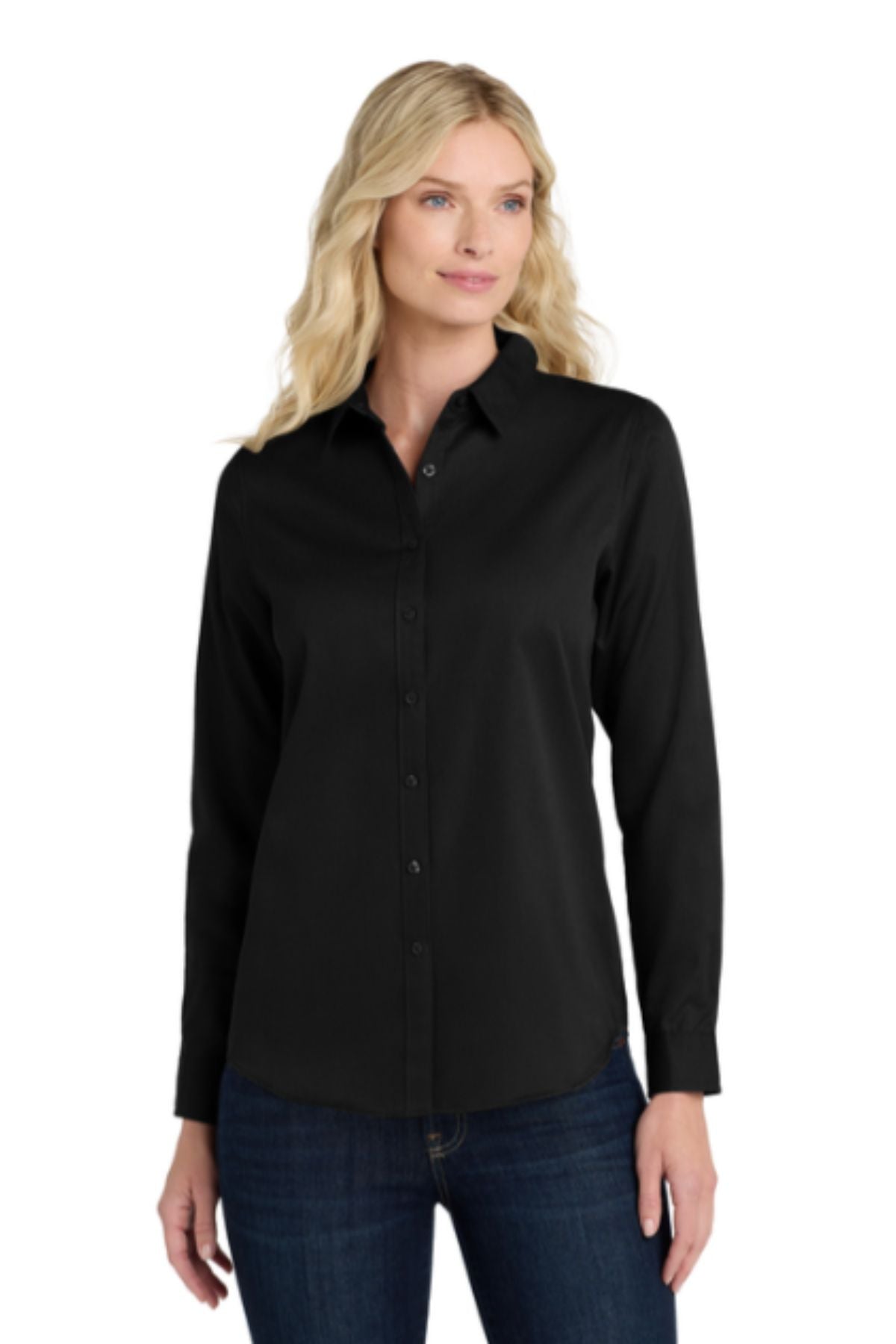 Port Authority® Women's Long Sleeve SuperPro React™