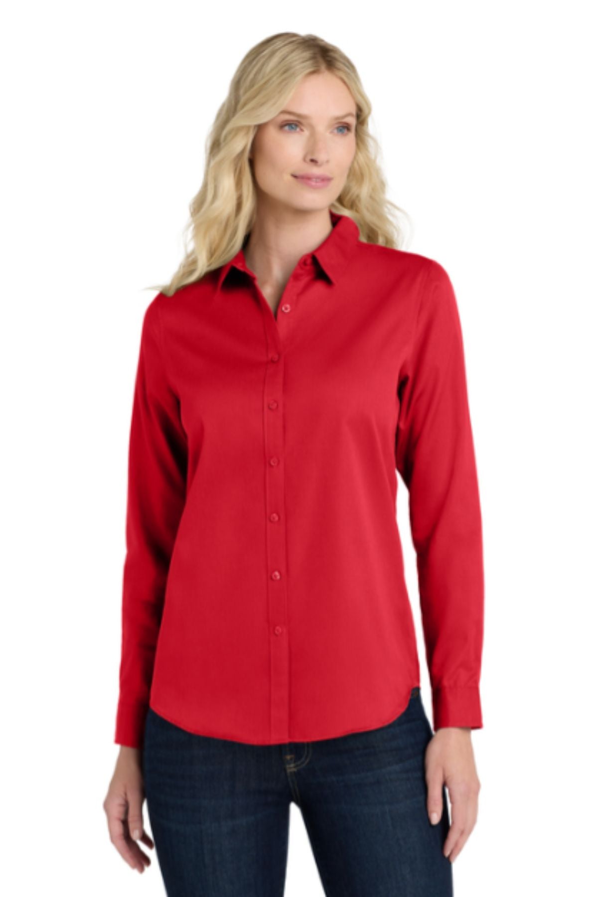 Port Authority® Women's Long Sleeve SuperPro React™