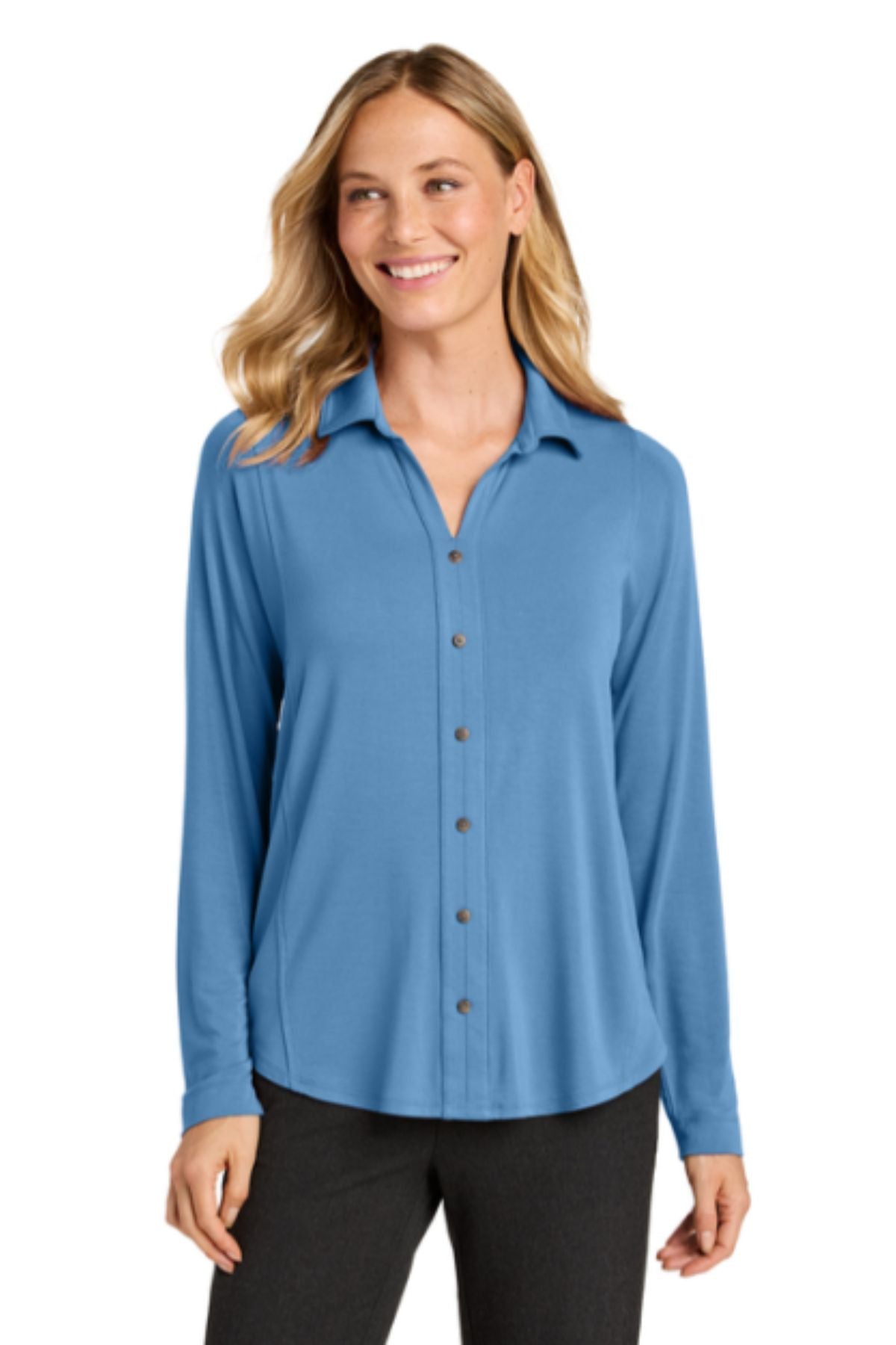 Port Authority® Women’s Luxe Knit Button Tunic