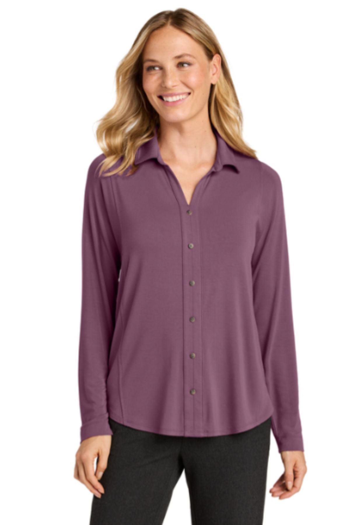 Port Authority® Women’s Luxe Knit Button Tunic