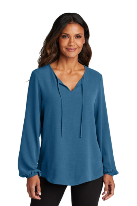 Port Authority® Women's Textured Crepe Blouse