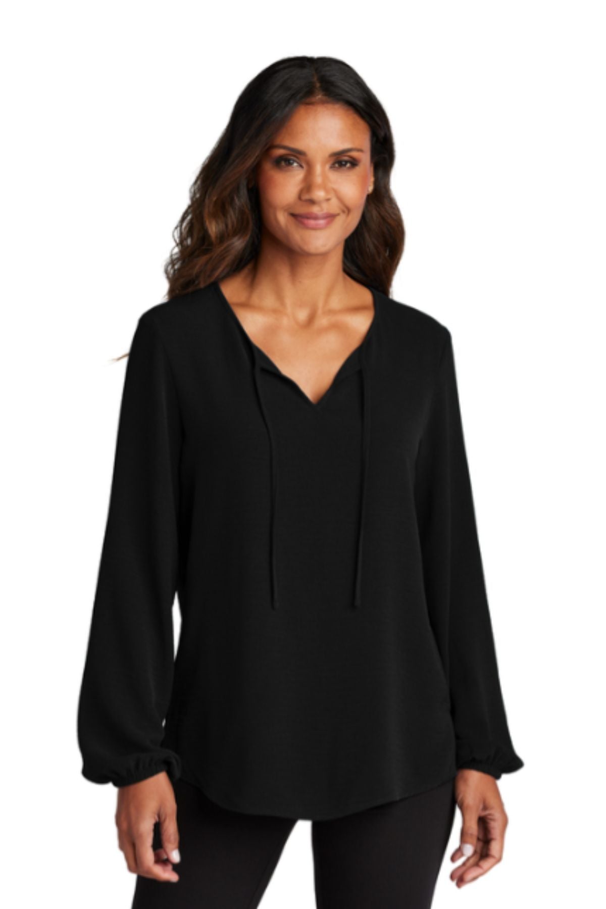 Port Authority® Women's Textured Crepe Blouse