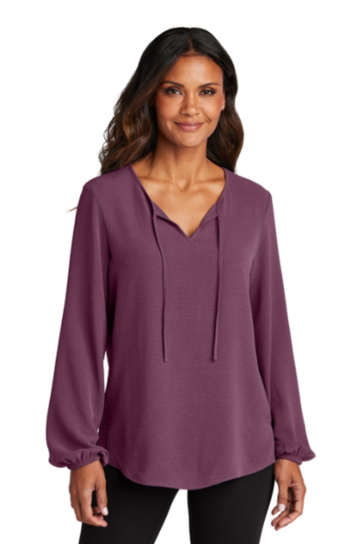 Port Authority® Women's Textured Crepe Blouse