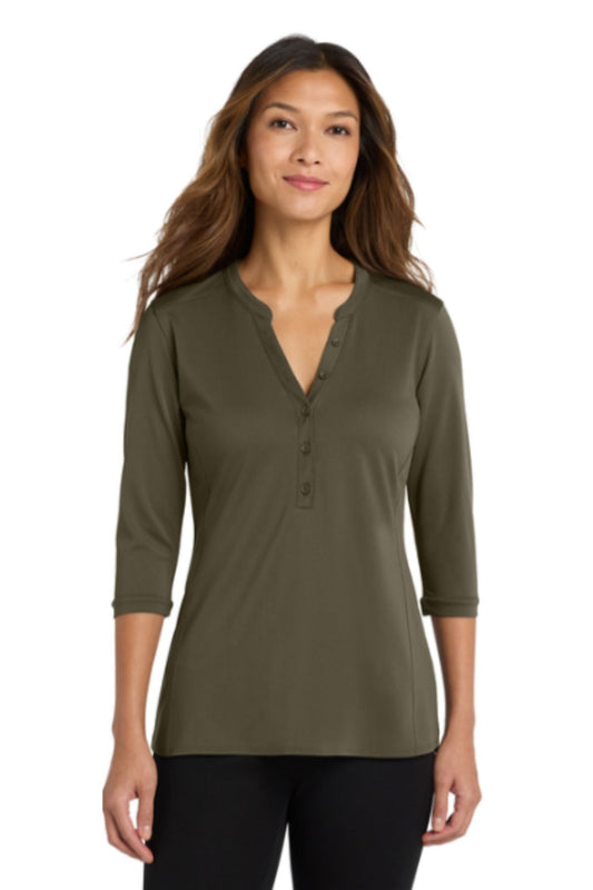 Port Authority® Women's UV Choice Pique Henley