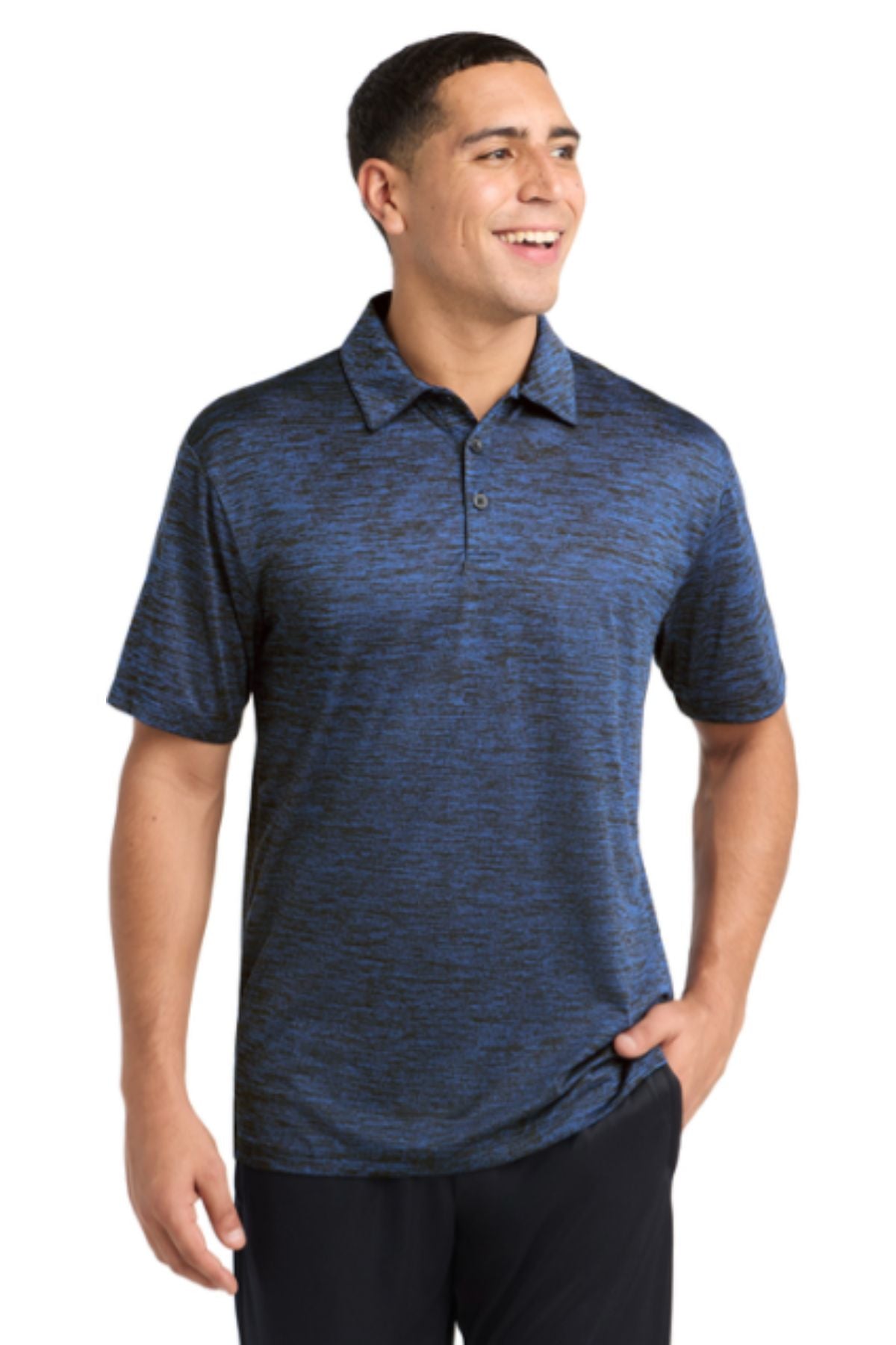 Sport-Tek® PosiCharge® Electric Heather Polo