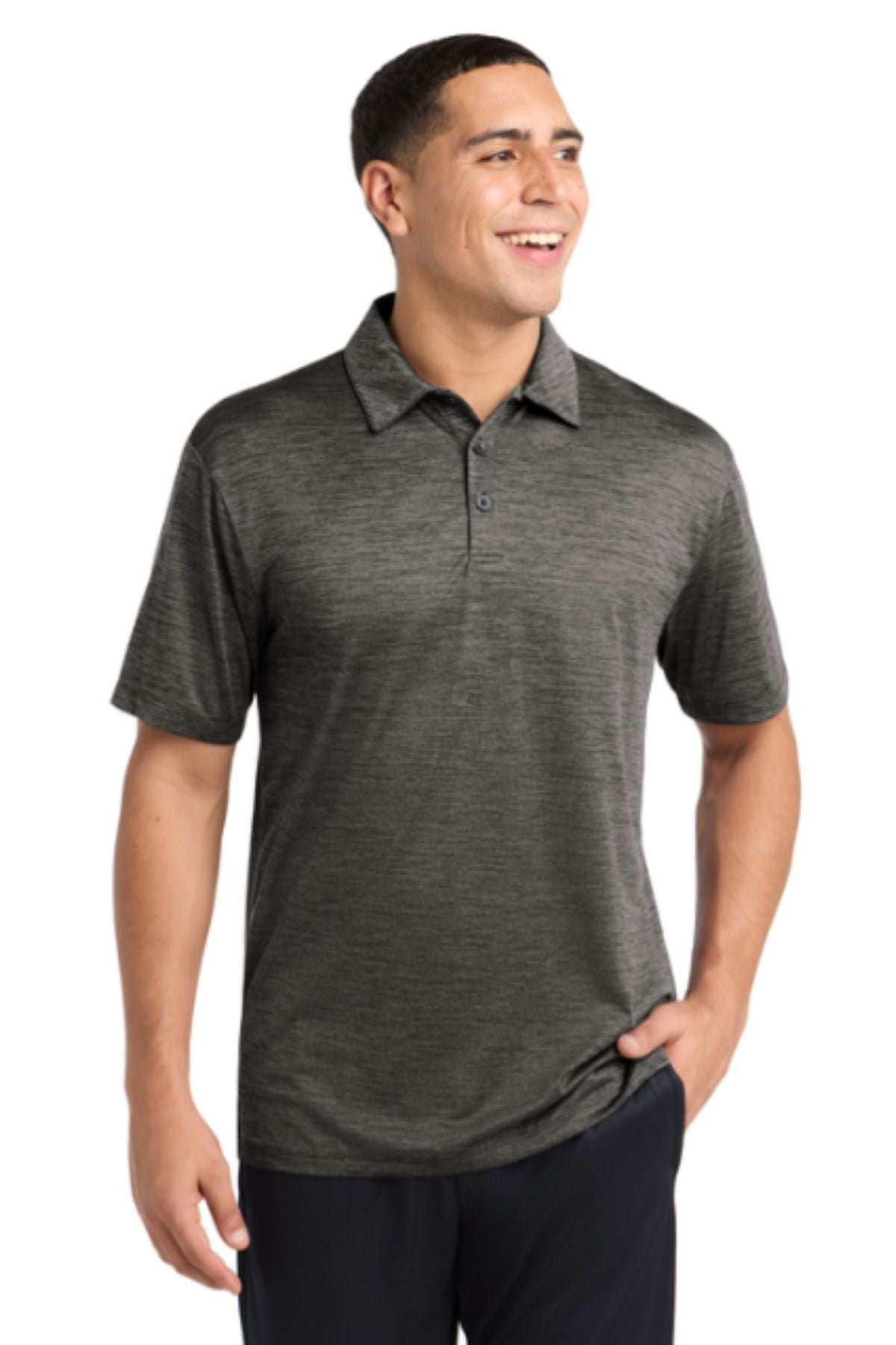 Sport-Tek® PosiCharge® Electric Heather Polo