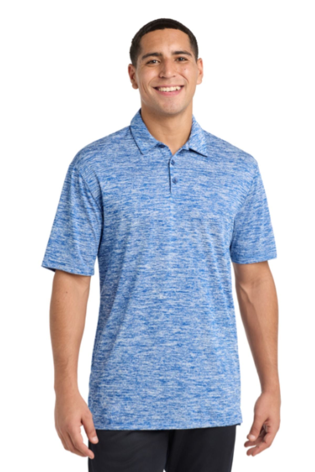Sport-Tek® PosiCharge® Electric Heather Polo