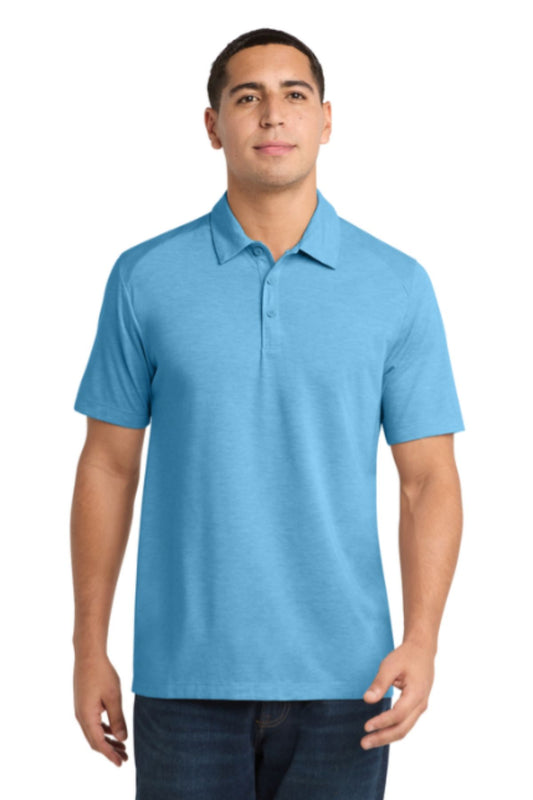 Sport-Tek® PosiCharge® Tri-Blend Wicking Polo