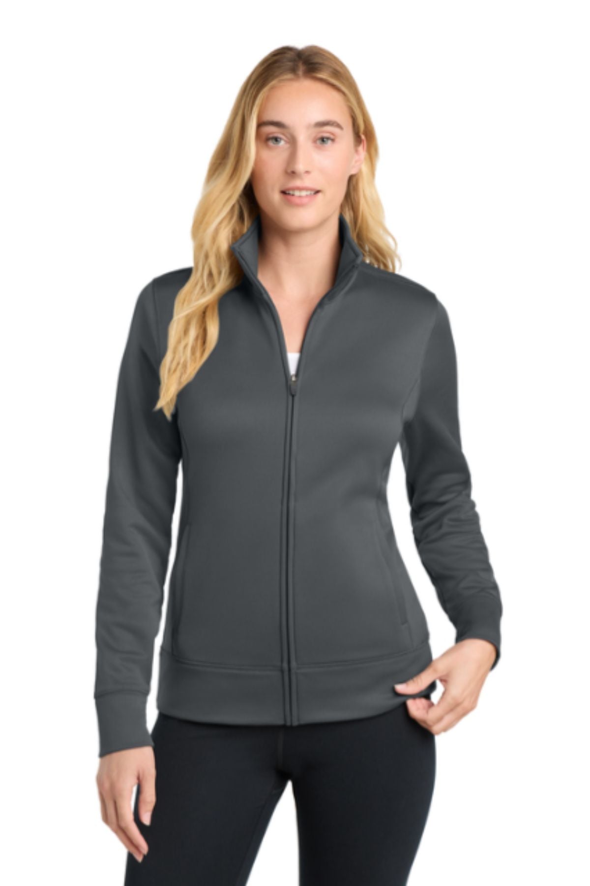 Sport-Tek® Women's Sport-Wick® Fleece Full-Zip Jacket