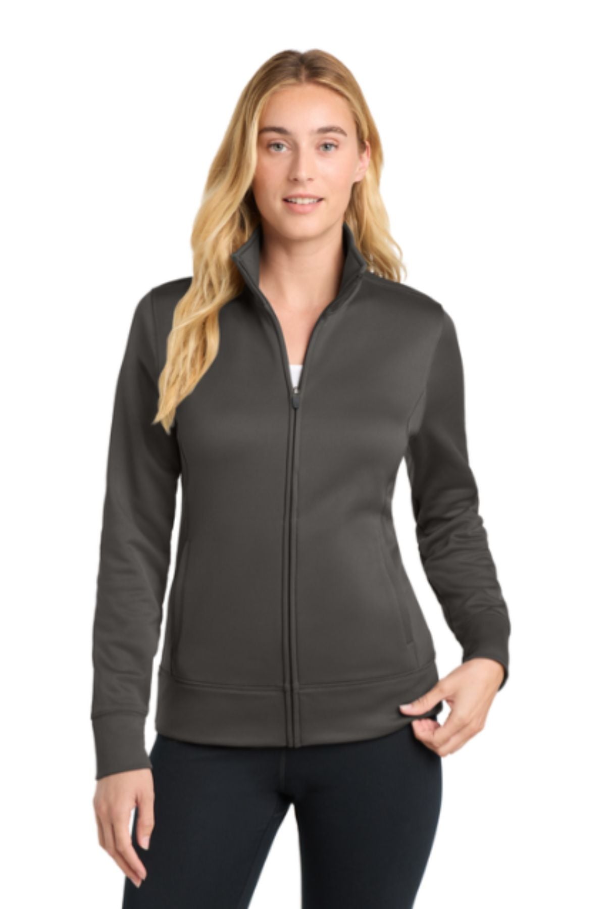 Sport-Tek® Women's Sport-Wick® Fleece Full-Zip Jacket