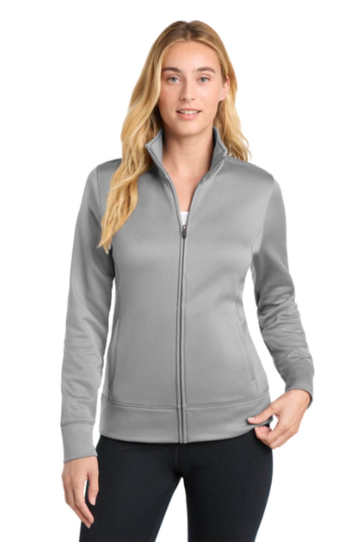 Sport-Tek® Women's Sport-Wick® Fleece Full-Zip Jacket