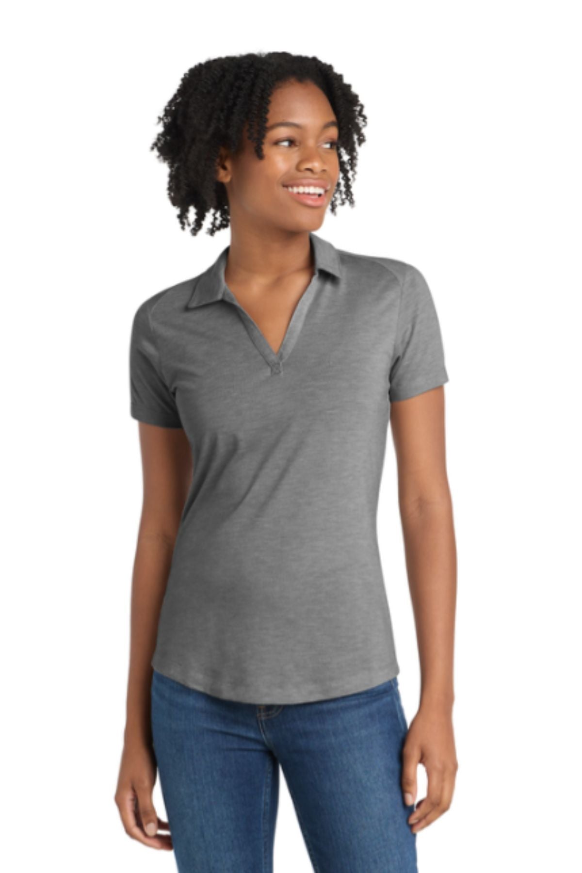 Sport-Tek® Women's PosiCharge® Tri-Blend Wicking Polo