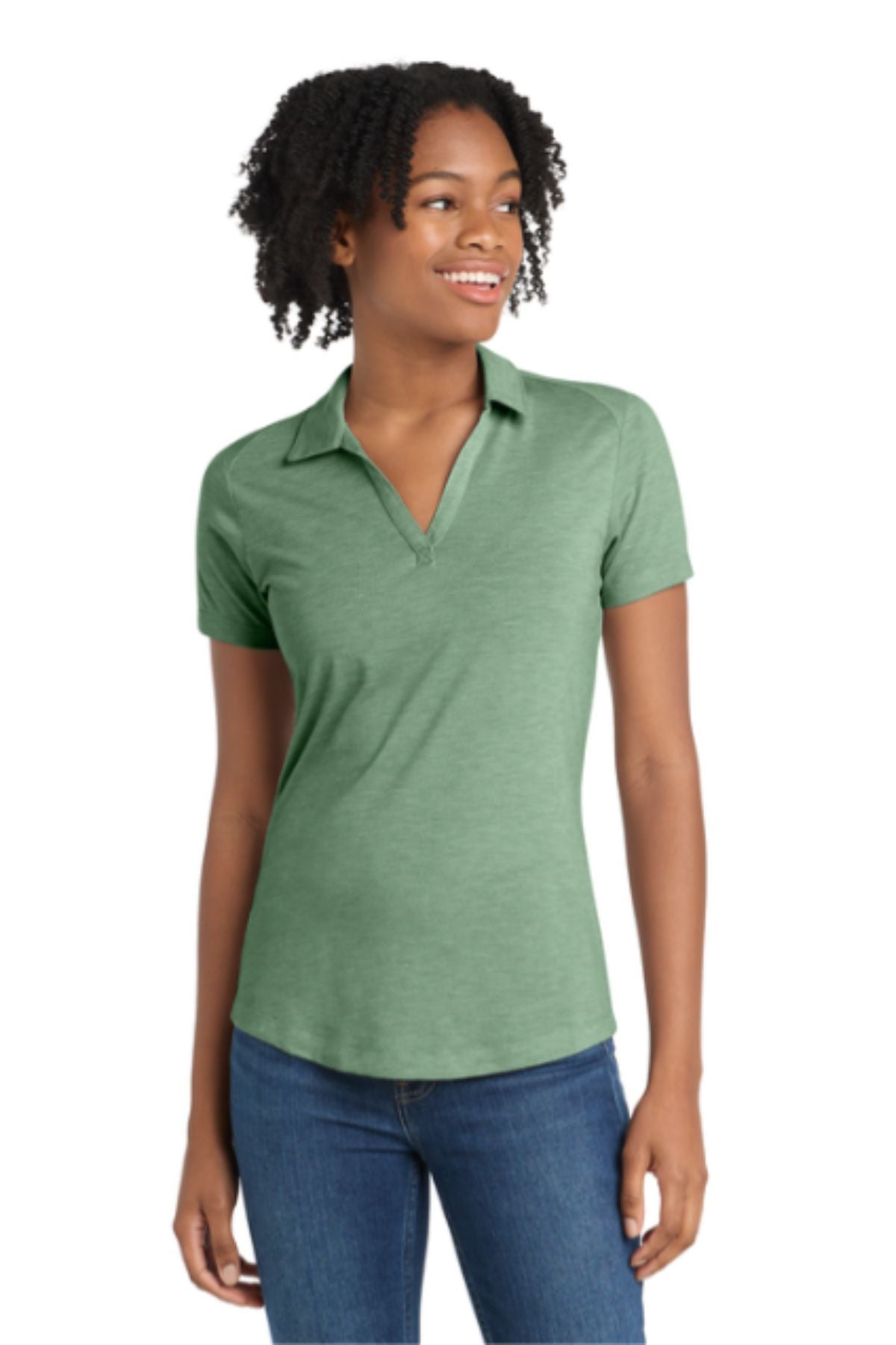 Sport-Tek® Women's PosiCharge® Tri-Blend Wicking Polo