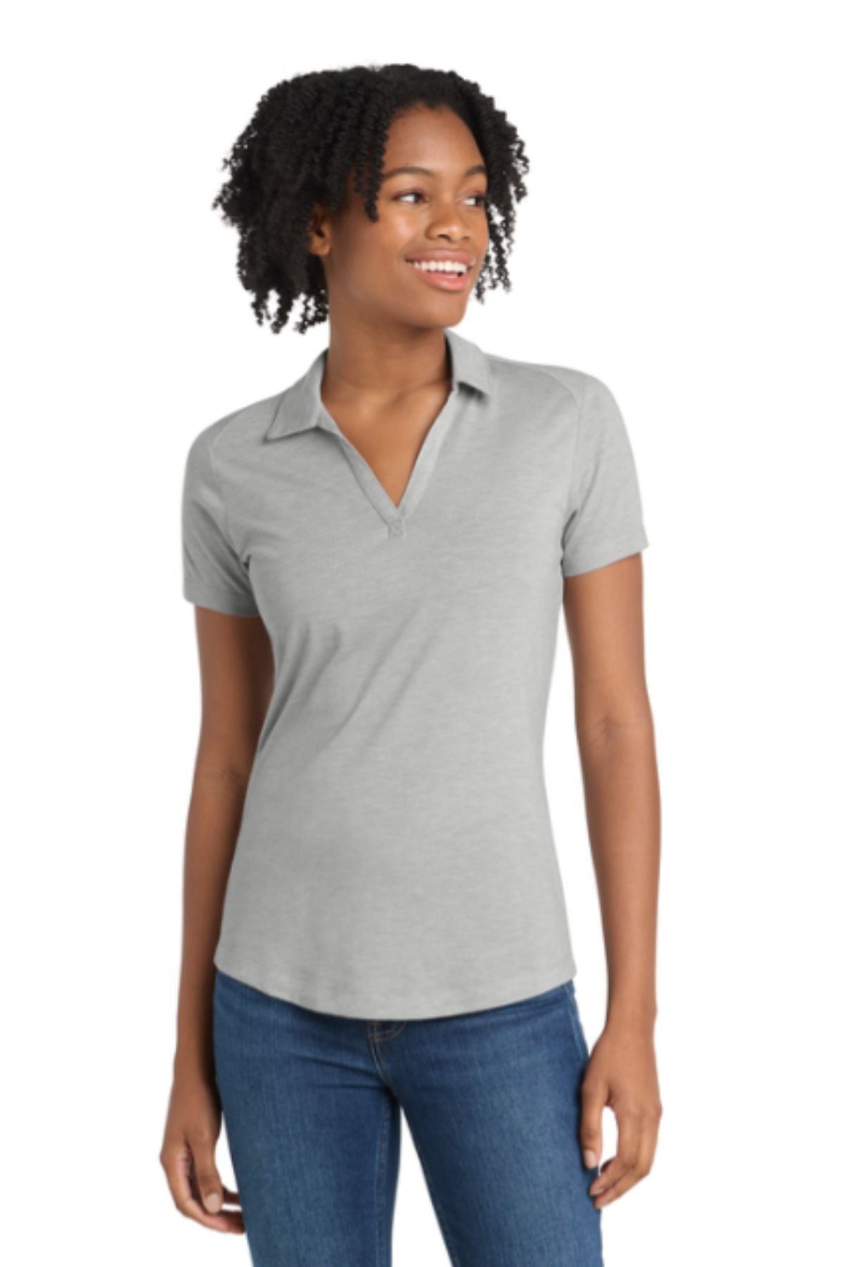 Sport-Tek® Women's PosiCharge® Tri-Blend Wicking Polo