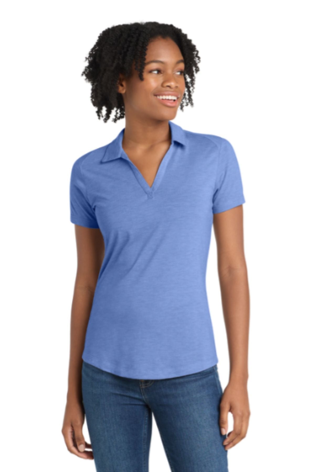 Sport-Tek® Women's PosiCharge® Tri-Blend Wicking Polo