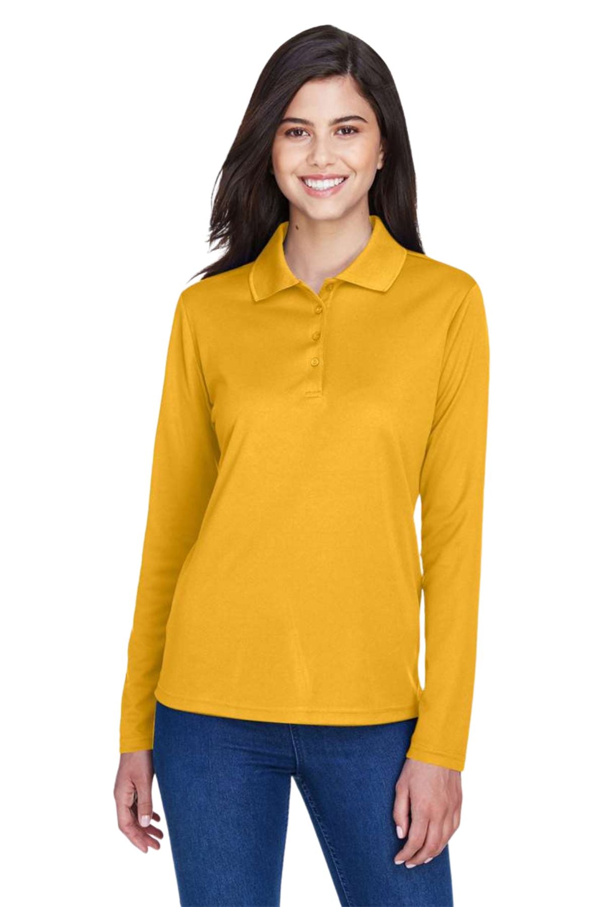 Women’s Pinnacle Performance Long Sleeve Pique Polo