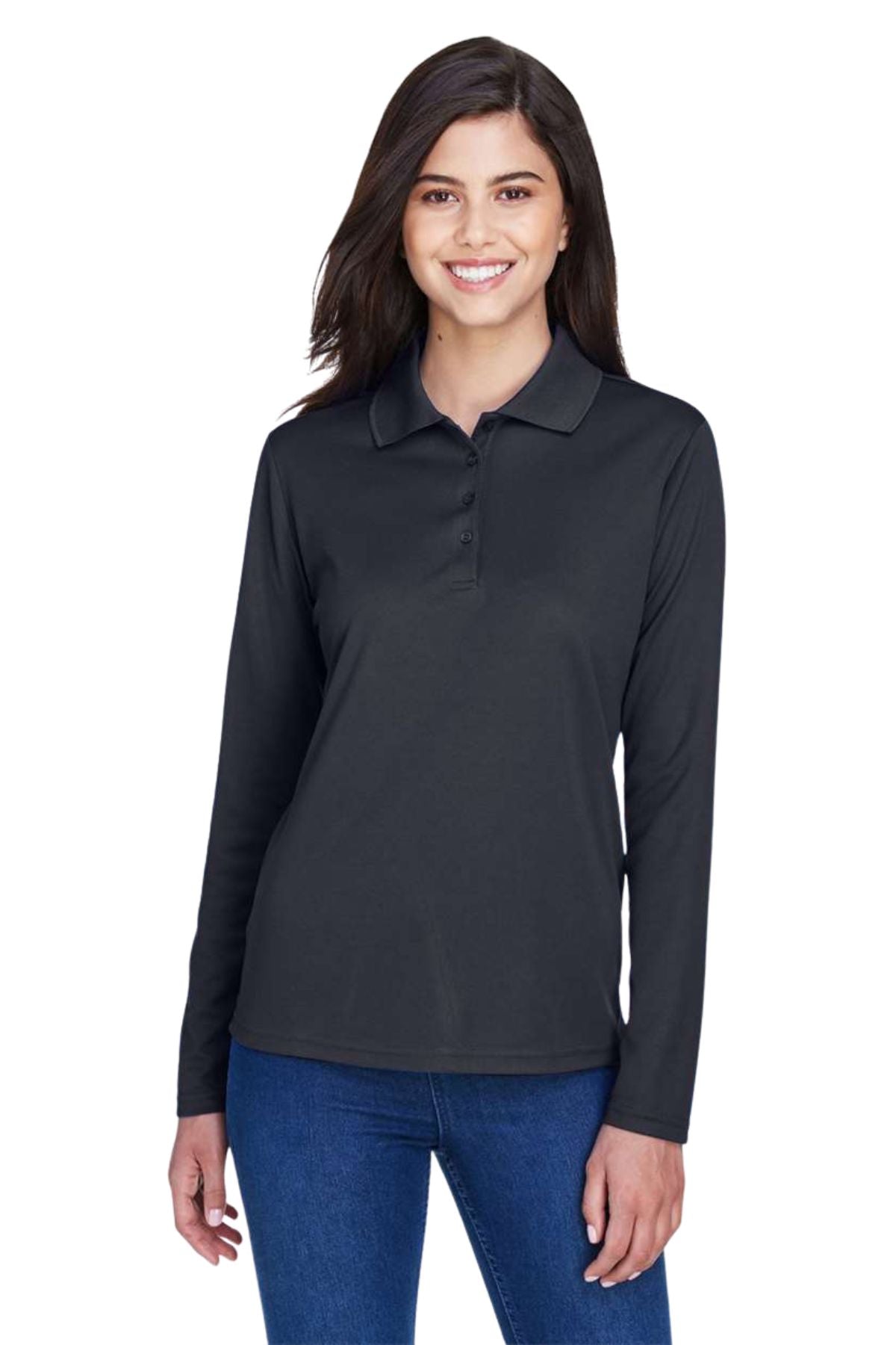 Women’s Pinnacle Performance Long Sleeve Pique Polo
