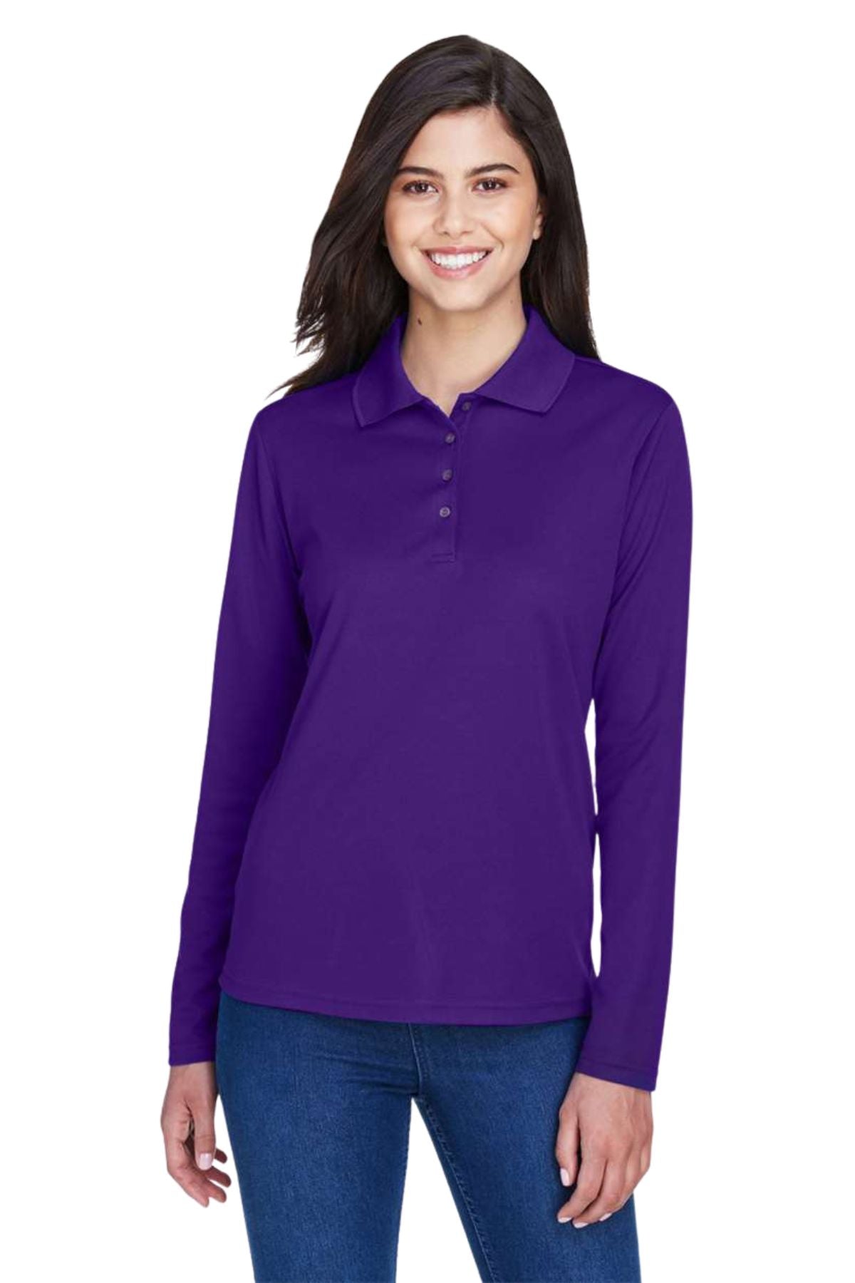 Women’s Pinnacle Performance Long Sleeve Pique Polo