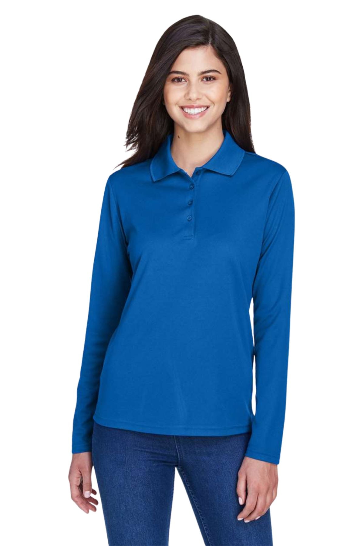 Women’s Pinnacle Performance Long Sleeve Pique Polo