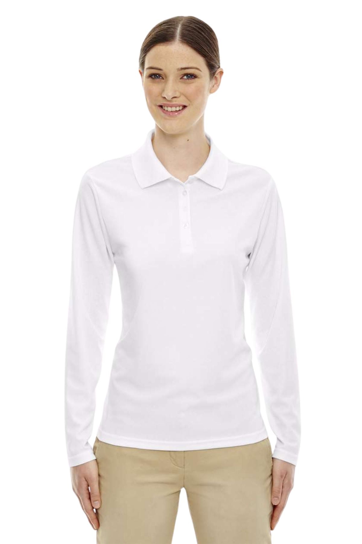 Women’s Pinnacle Performance Long Sleeve Pique Polo
