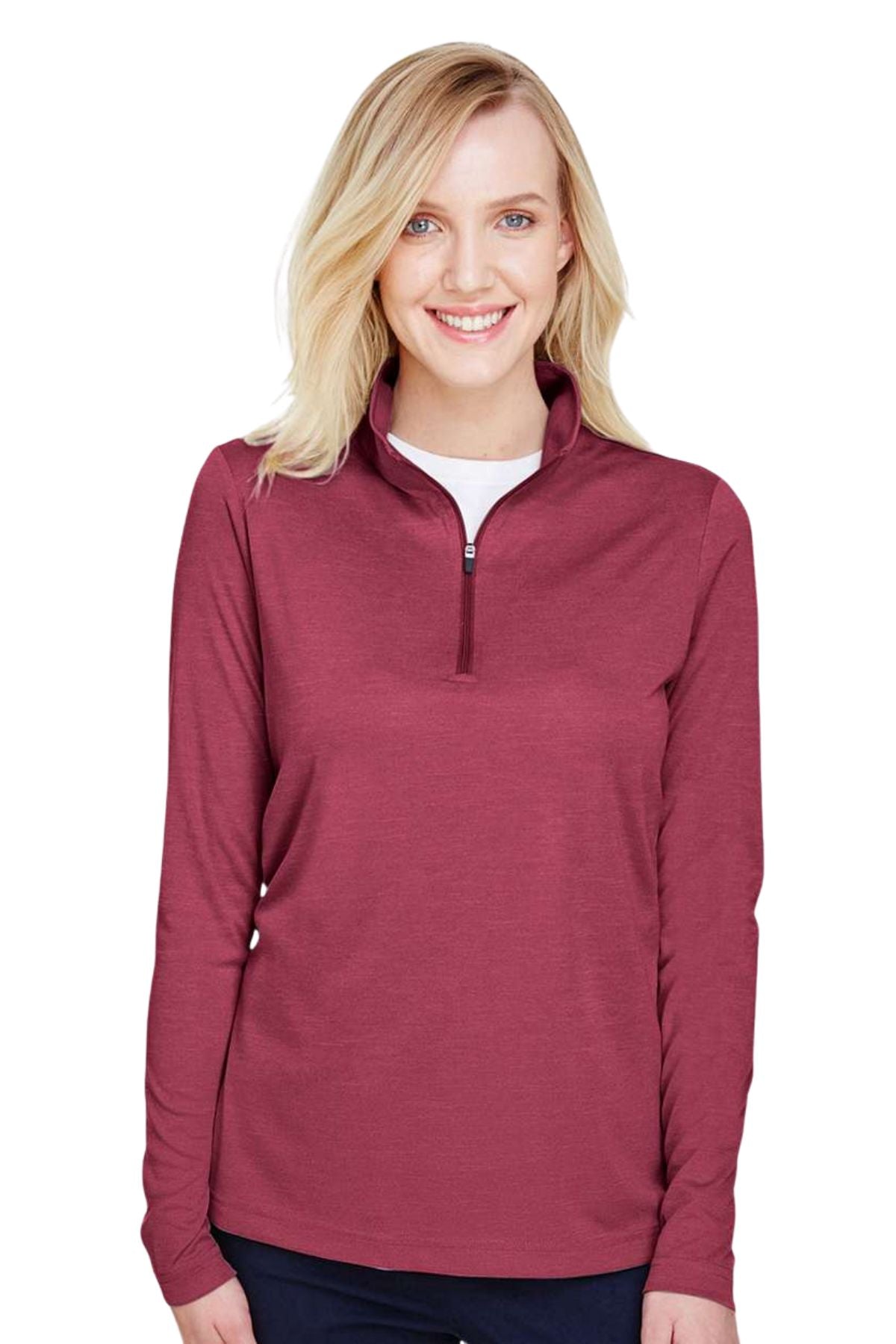 Women’s Zone Sonic Heather Performance Quarter-Zip Pullover